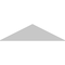 Ekena Millwork Peaked Cap 4 Spoke Architectural Grade PVC Pediment, 84"W x 22"H x 2"P (Pitch 6/12) PEDPS084X220PKC04 - alternate 2